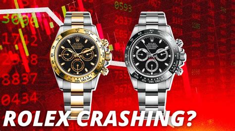 rolex grey market crash|Rolex watch market crash.